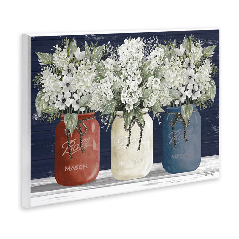 Stupell Industries Americana Floral Bouquets Rustic Flowers Country Pride Wall Plaque Art Design by Cindy Jacobs 13 x 19 - Image 3